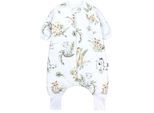 Babyschlafsack TUPTAM "Schlafsack mit Füßen Winterschlafsack mit Armen Beinen" Gr. 92, gelb (safari, löwe, braun, blätter, grün), Schlafsäcke, Baby, L: 98cm, Obermaterial: 100% Baumwolle CO., L:98cm