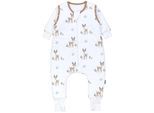 Babyschlafsack TUPTAM "Schlafsack mit Füßen Winterschlafsack mit Armen Beinen" Gr. 104, braun (rehe), Schlafsäcke, Baby, L: 110cm, Obermaterial: 100% Baumwolle CO., L:110cm