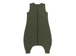 Babyschlafsack SCHLUMMERSACK "Schlafsack mit Füßen 2.5 Tog" Gr. 120, grün (olive), Schlafsäcke, Baby, L: 120cm, Obermaterial: 100% Baumwolle CO., L:120cm
