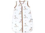 Babyschlafsack TUPTAM "Kugelschlafsack Baby Ganzjahres Schlafsack Ärmellos Wattiert" Gr. 92, beige (rehe), Schlafsäcke, Baby, L: 98cm, Obermaterial: 100% Baumwolle CO., L:98cm