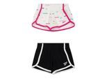 Reebok Jersey shorts voor meisjes (Set van 2) (Wit/zwart)