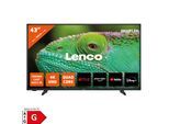 Lenco LED-4353BK - 43-Zoll 4K Android-Smart-TV, schwarz