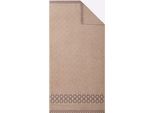 Handtuch WÄSCHEPUR Gr. 5, beige, B:30cm L:50cm, Walkfrottee, 100% Baumwolle, Handtücher, Handtuch