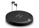 Lenco CD-200 - Tragbarer CD-Player mit Anti-Schock - Hörbuchfunktion - Akku-Aufladefunktion - Schwarz