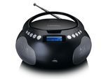 Lenco SCD-331BK Tragbares FM-Radio mit CD/MP3-Player