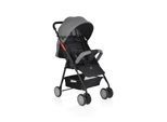 Moni Kinderwagen, Buggy Capri klappbar, Sicherheitsgurt, Rückenlehne verstellbar grau