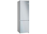 BOSCH Kühl-/Gefrierkombination, Energieeffizienz: C, silber (edelstahl, optik), B:60cm H:203cm T:66,5cm, Kühlschränke, Länger frisch dank VitaFresh XXL & kein Abtauen mehr., Kühl-/Gefrierkombination