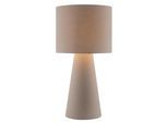 Tischleuchte "Lienne", beige (taupe), 1, Ø 25cm H: 45cm, 1 Stk., LEGER HOME BY LENA GERCKE, Leuchten, Höhe 45 cm, Ø 25 cm, E14, Textilschirm, Schnurzwischenschalter, Tischleuchte