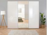 Kleiderschrank OTTO HOME "Mehrzweckschrank Aktenschrank Möbel Mietswohnung Schlafzimmer KOLUNA", weiß (alpinweiß, hochglanz weiß), B:271cm H:210cm T:62cm, Holzwerkstoff, Schränke, Kleiderschrank, Breiten 203/271/315/360cm Höhen 210/229 Hochglanzfront MADE IN GERMANY