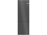 BOSCH Kühl-/Gefrierkombination "KGN49OCAF", Energieeffizienz: A, grau (anthrazit), Rechtsanschlag, wechselbar, Kühlschränke, Länger frisch dank VitaFresh XXL & kein Abtauen mehr., Kühl-/Gefrierkombination