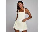 MP Damen Tempo Contrast Strappy Racerback Top - Wüstensand - L