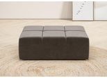 Polsterhocker HOME AFFAIRE "Ancona, Polsterhocker passend zum Sofa, Breite 107 cm", grau (stone), B:107cm H:39cm T:71cm, Hocker, Polsterhocker, passend zur "Ancona"-Polsterserie, auch in Cord + Easy Care