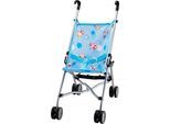 Puppenbuggy BAYER "Prinzessin", blau, Puppenwagen, KinderB:27cm H:57cm T:47cm, Puppenbuggy, B:27cm H:57cm T:47cm