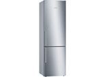 BOSCH Kühl-/Gefrierkombination "KGE398IBP", Energieeffizienz: B, silber (gebürsteter stahl anti fingerprint), Rechtsanschlag, Kühlschränke, Länger frisch dank VitaFresh XXL & kein Abtauen mehr., Kühl-/Gefrierkombination