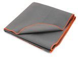 Sporthandtuch SETEX "SETEX Sporttuch aus Evolon", grau (grau, rot), B:50cm L:100cm, Evolon, Obermaterial: 70% Baumwolle, 30% Polyamid, Handtücher, Sporthandtuch, Komfort & Haltbarkeit: Hypoallergenes Evolon - sanft zur Haut