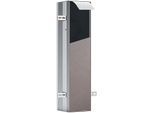 Emco Asis plus Unterputz-WC-Bürstengarnitur 975611013 110 13, Türanschlag rechts, Aluminium, 658mm, Tür befliesbar