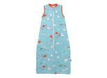 Babyschlafsack SCHLUMMERSACK "Schlafsack ohne Füßen 1.0 Tog" Gr. 90, blau (bauernhof), Schlafsäcke, Baby, L: 90cm, Obermaterial: 100% Baumwolle CO(Bio)., L:90cm