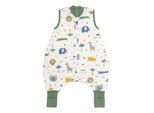 Babyschlafsack SCHLUMMERSACK "Schlafsack mit Füßen 1.0 Tog" Gr. 60, grün (dschungel), Schlafsäcke, Baby, L: 60cm, Obermaterial: 100% Baumwolle CO., L:60cm