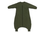 Babyschlafsack SCHLUMMERSACK "Schlafsack mit Füßen 3.5 Tog" Gr. 90, grün (olive), Schlafsäcke, Baby, L: 90cm, Obermaterial: 100% Baumwolle CO., L:90cm