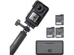 DJI Camcorder "Osmo Action 4 Adventure Combo", schwarz, B:4,42cm H:3,28cm T:7,05cm, Camcorder