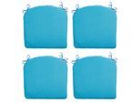 Madison Zitkussen panama aqua 46x48 - 4 stuks
