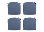 Madison Zitkussen panama safier blue 46x48 - 4 stuks