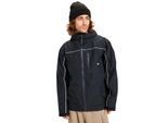 Regenjacke QUIKSILVER "Full Rig GORE-TEX", Herren, Gr. L, schwarz, Obermaterial: 100% Polyester., Jacken Regenjacke