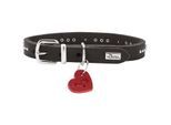 Dog Sport HUNTER Hundehalsband aalborg hearts schwarz XXS-XS