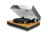 Lenco LS-300WD - Bluetooth Plattenspieler mit zwei externen Lautsprechern und 2 x 10 Watt RMS - Holz