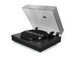 Lenco LS-300BK - Bluetooth Plattenspieler mit zwei externen Lautsprechern und 2 x 10 Watt RMS - Schwarz