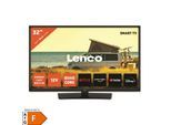 Lenco LED-3263BK - 32-Zoll Android-Smart-TV mit 12-V-Kfz-Adapter, schwarz