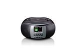Lenco Tragbares DAB+/FM-Radio mit Bluetooth® CD-Player und großem LCD-Farbdisplay Schwarz