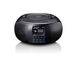 Lenco Tragbares Internetradio mit DAB+/FM, Bluetooth®, CD-Player und großem LCD-Farbdisplay Schwarz
