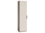 Carryhome Garderobenschrank, Kaschmir, Holzwerkstoff, 7 Fächer, 50x205x40 cm, Beimöbel erhältlich, Garderobe, Garderobenschränke, Garderobenschränke