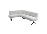 Möbelix , Hellgrau , Metall, Textil , 248x176 cm , Esszimmer, Bänke, Polsterbänke