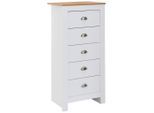 Mid.you , Holzwerkstoff , 5 Schublade(n) Schubladen , 53x114x39 cm , stehend ,