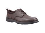 Hush Puppies Dylan leren herenschoenen (Bruin)
