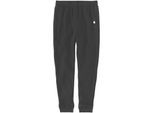 Arbeitsbundhose CARHARTT "Sweatpant", Kinder, Gr. XXL, US, schwarz, Obermaterial: 50% Baumwolle CO. 50% Polyester PES., Hosen