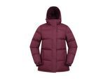 Mountain Warehouse Waterdichte gewatteerde jas voor dames (Bourgondië)