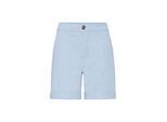 Shorts OXMO "Shorts OXCharline", Damen, Gr. 38, N-Gr, blau (kentucky blau), Obermaterial: 98% Baumwolle CO. 2% Elasthan EL., Hosen Shorts
