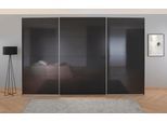 Kleiderschrank OTTO HOME "Mehrzweckschrank Aktenschrank Möbel Mietswohnung Schlafzimmer KOLUNA", grau (graumetallic, hochglanz effektgrau), B:360cm H:210cm T:62cm, Holzwerkstoff, Schränke, Kleiderschrank, Breiten 203/271/315/360cm Höhen 210/229 Hochglanzfront MADE IN GERMANY