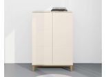 Highboard OTTO HOME "Maryd", beige (kaschmir, wot), B:80cm H:121cm T:41cm, Holzwerkstoff, MDF, Sideboards, Highboard, Hochkommode mit Untergestell in Holzoptik