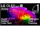 LG OLED-Fernseher "OLED55G67LW", Energieeffizienz: E, schwarz, 55 ″, Fernseher, OLED-Fernseher
