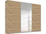 Kleiderschrank RAUCH "Mehrzweckschrank Aktenschrank Möbel Mietswohnung Schlafzimmer TOMA", braun (eiche artisan), B:271cm H:210cm T:62cm, Holzwerkstoff, Schränke, Kleiderschrank, inkl. Regaleinsatz sowie zusätzlichen Einlegeböden MADE IN GERMANY