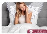 Gänsedaunenbettdecke SCHLAFSTIL "D600", weiß, B:155cm L:200cm, Bezug: 100% Baumwolle. Füllung: 100% Gänsedaunen, Bettdecken, hergestellt in Deutschland, allergikerfreundlich
