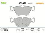 VALEO Bremsbelagsatz, Scheibenbremse 302692 Vorderachse für BMW