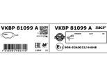 SKF Bremsbelagsatz, Scheibenbremse vkbp81099a für NISSAN