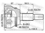 FEBEST Gelenksatz, Antriebswelle 0110ggl15a48 Vorderachse für TOYOTA