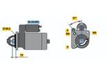 BOSCH Starter 0986021651 für Peugeot DS Fiat TOYOTA