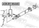 FEBEST Gelenk, Längswelle asnr51r4wd für Ford Chrysler GM NISSAN TOYOTA LAND ROVER